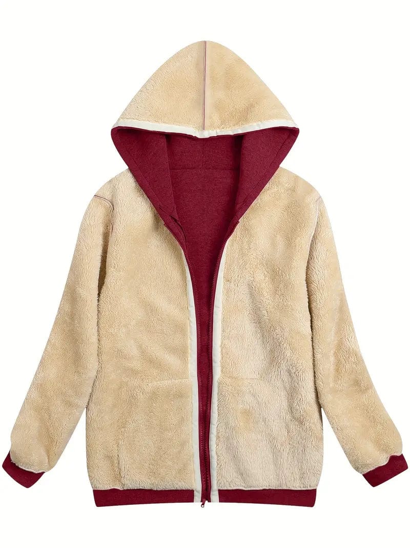 Veste douillette avec capuche
