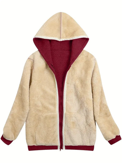 Veste douillette avec capuche