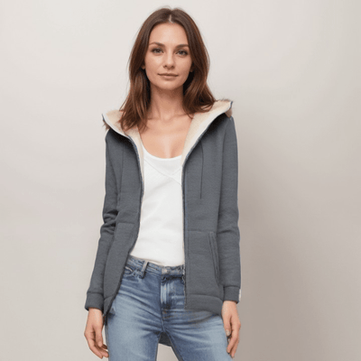 Veste douillette avec capuche