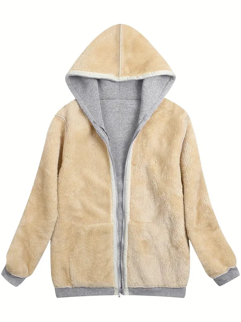 Veste douillette avec capuche