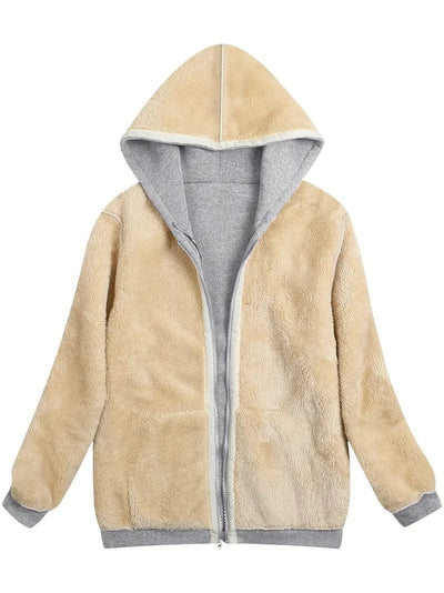 Veste douillette avec capuche