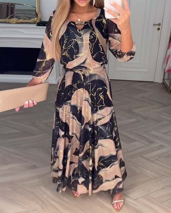 Liviana | Elegancka sukienka z szyfonu