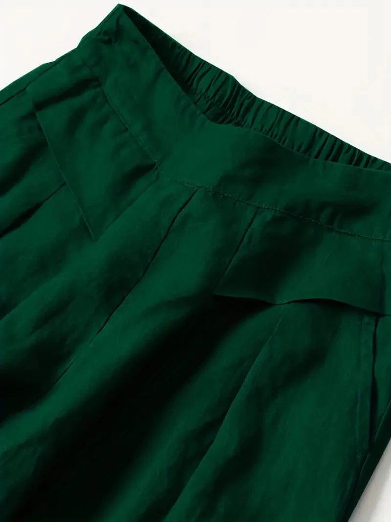 Pantalon large décontracté