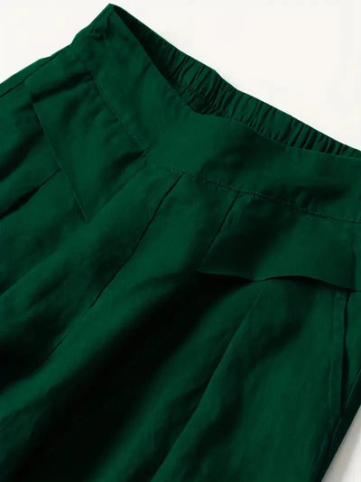 Pantalon large décontracté