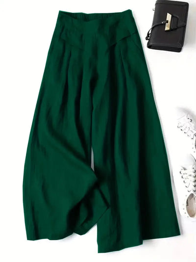 Pantalon large décontracté