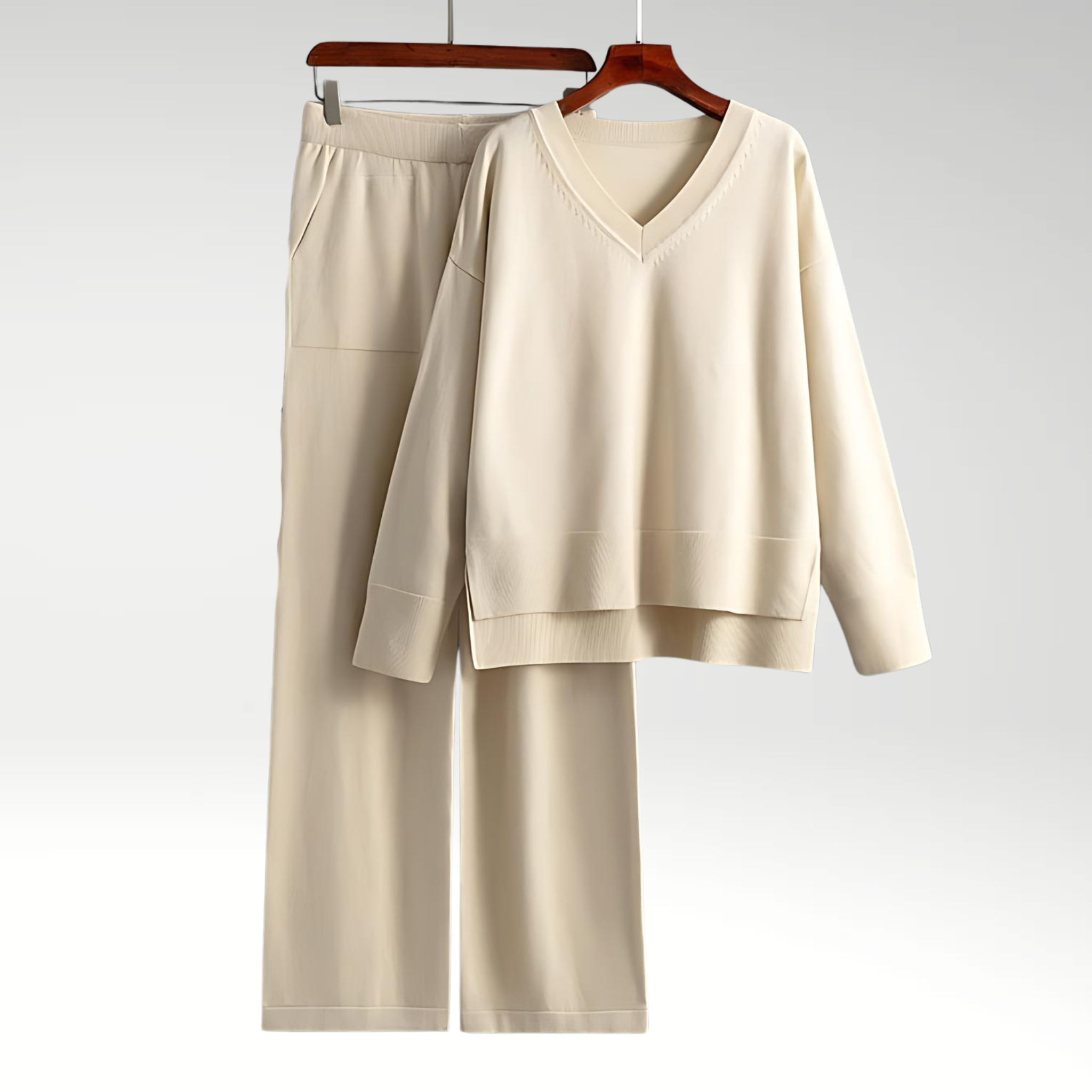 Maison Léa™ | Luxe Ensemble deux pièces col V