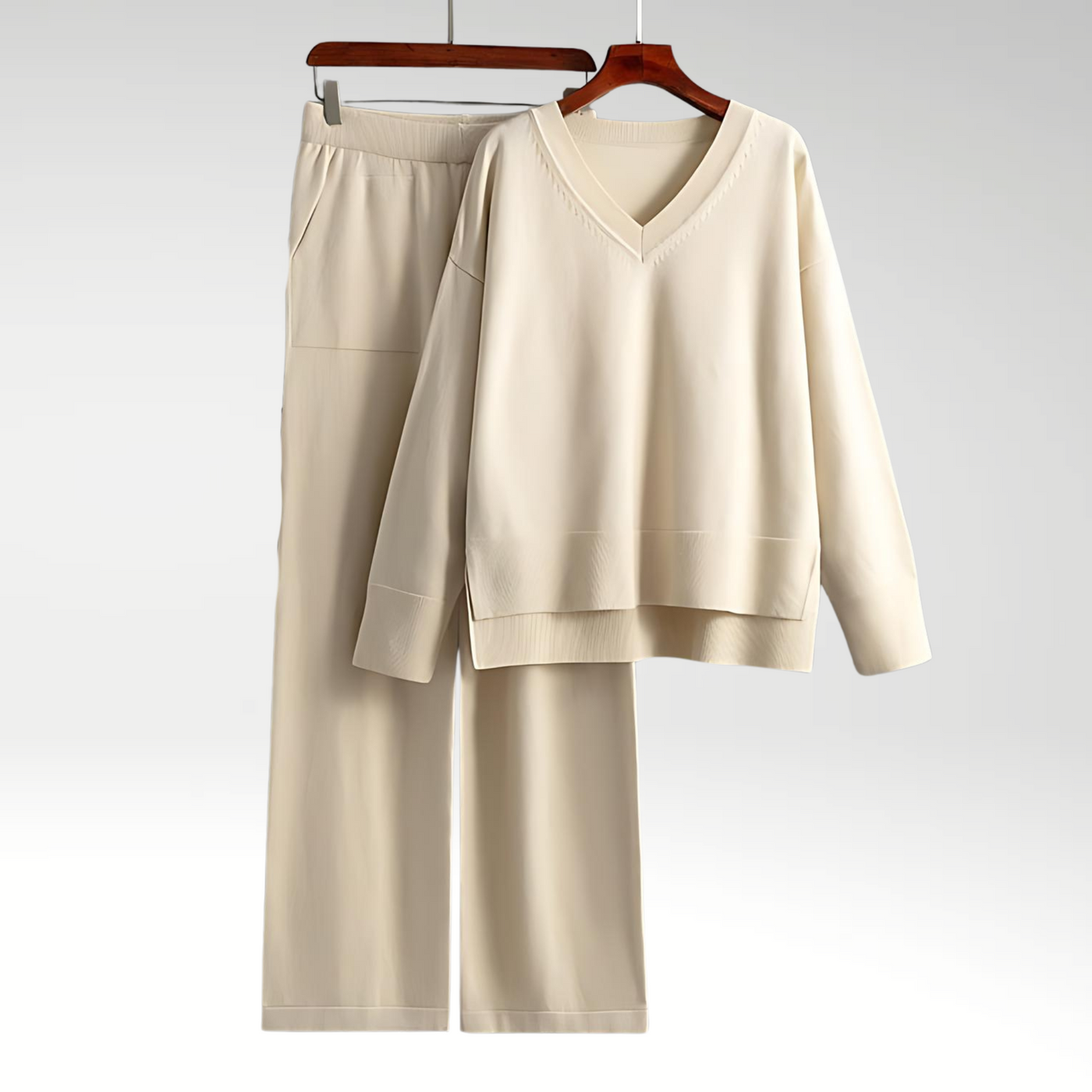 Maison Léa™ | Luxe Ensemble deux pièces col V