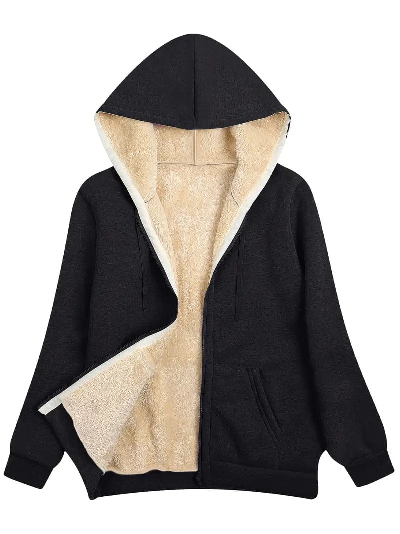 Veste douillette avec capuche