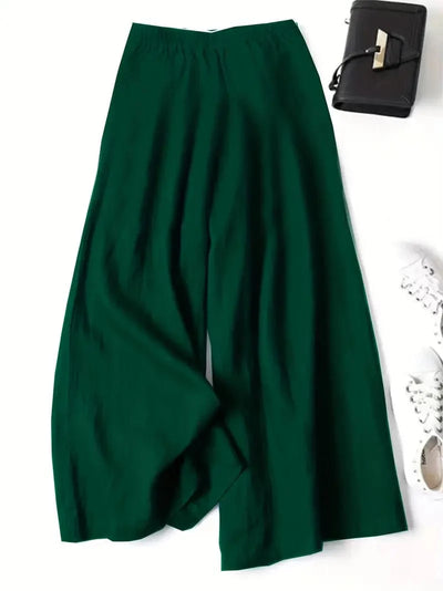 Pantalon large décontracté