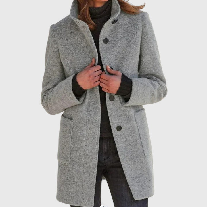Jacqueline™ | Manteau femme à col haut