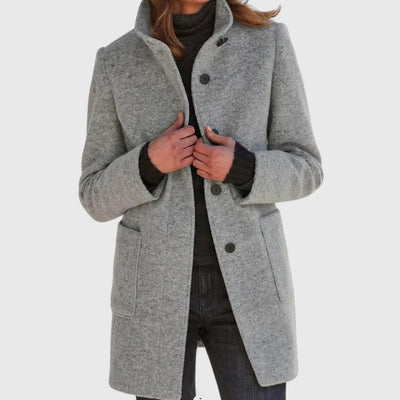 Jacqueline™ | Manteau femme à col haut