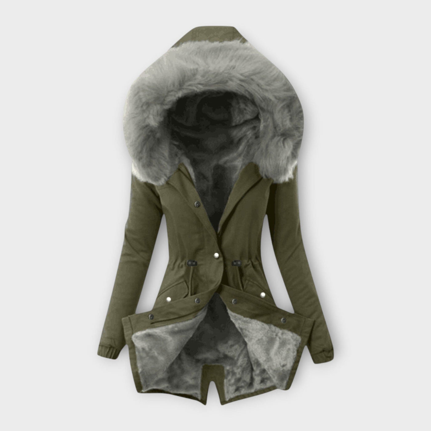 Veste longue élégante et ultra-chaude