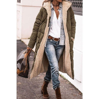 Manteau réversible en polaire