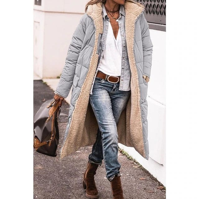 Manteau réversible en polaire