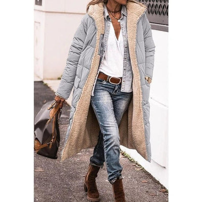 Manteau réversible en polaire