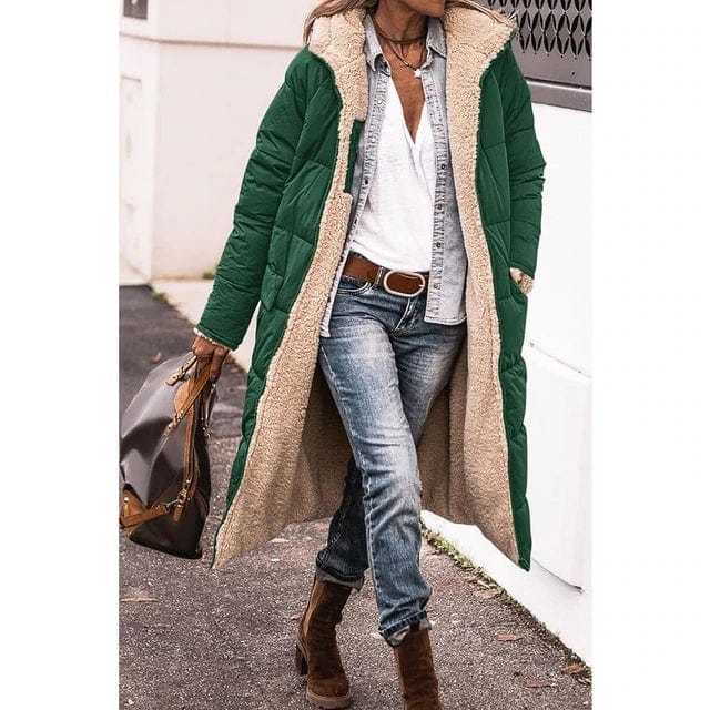 Manteau réversible en polaire