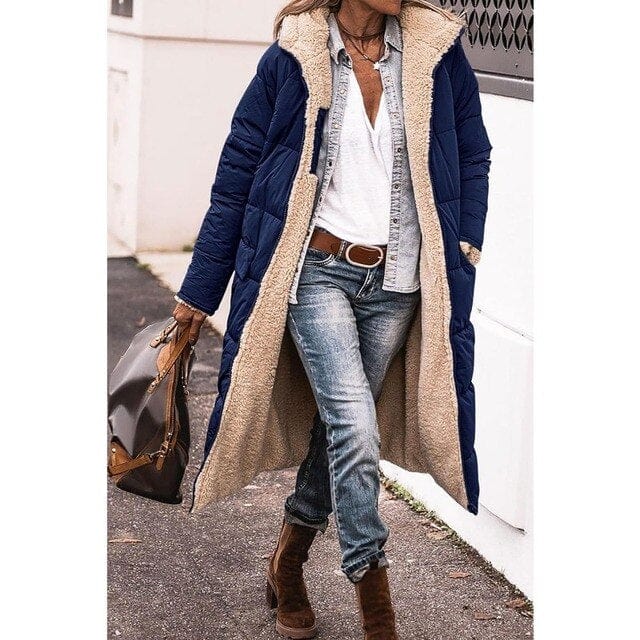 Manteau réversible en polaire
