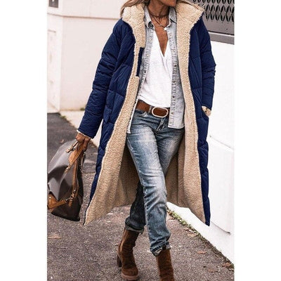 Manteau réversible en polaire
