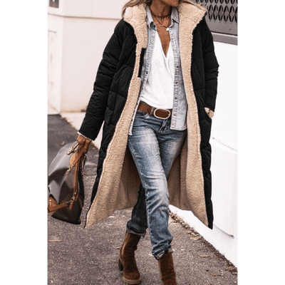 Manteau réversible en polaire