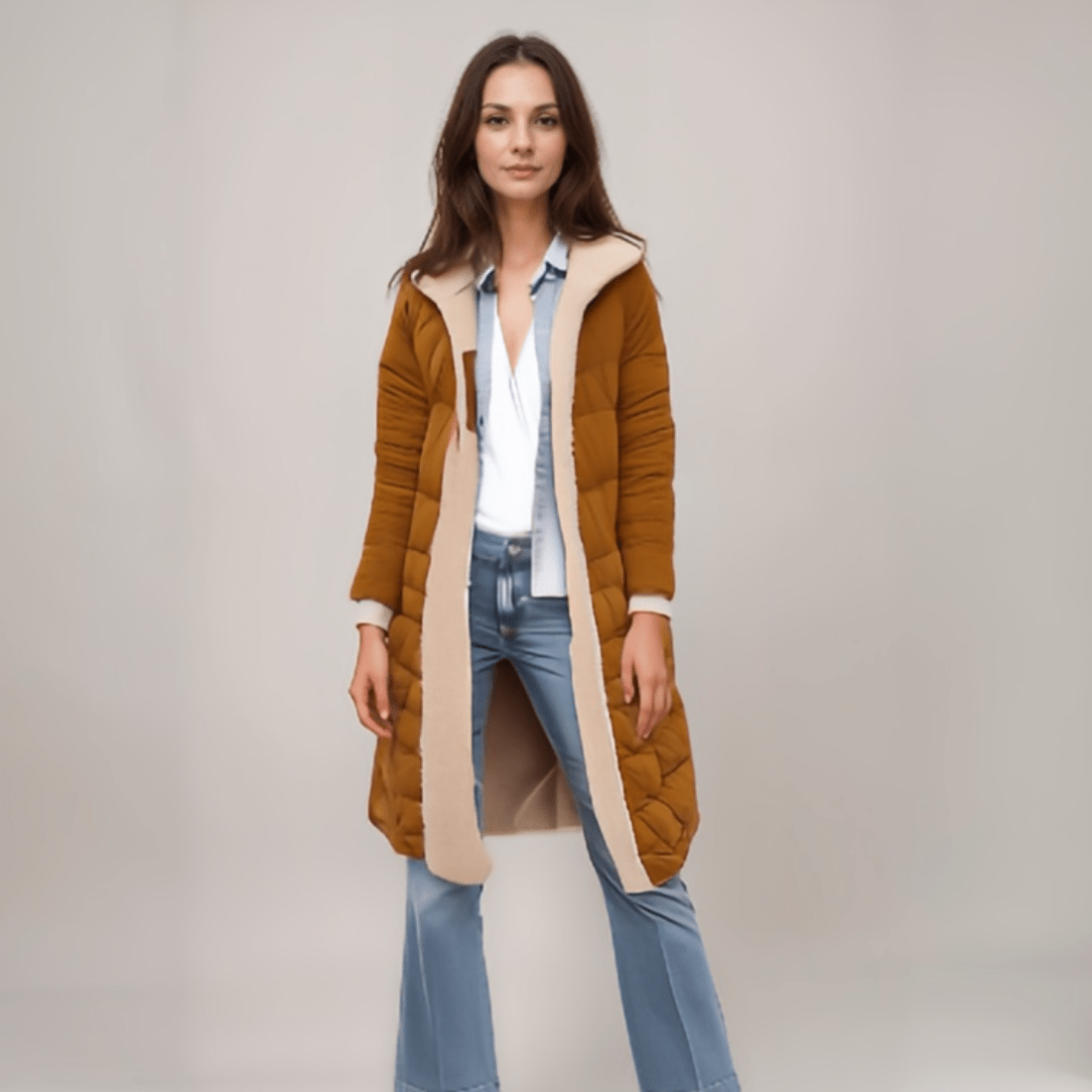 Manteau réversible en polaire
