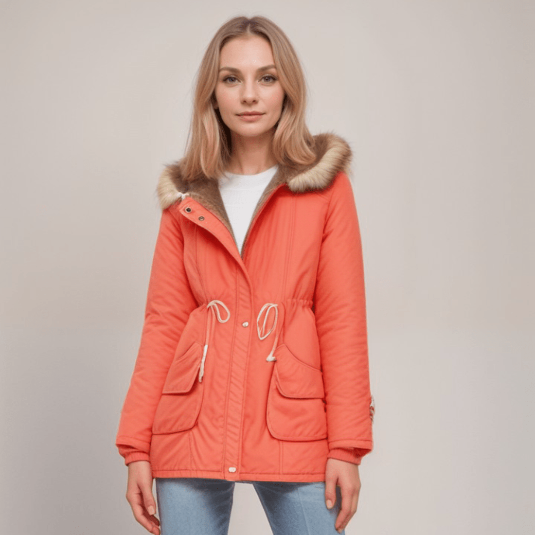 Parka à capuche chaude