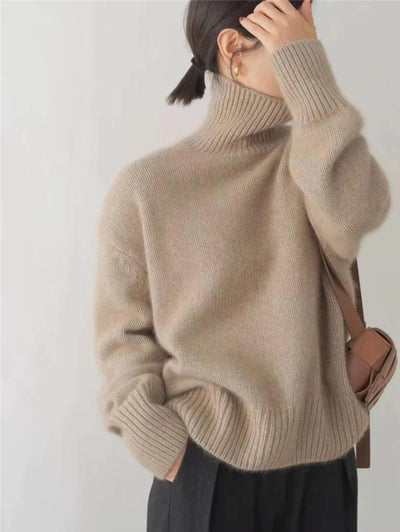 Elodie Cashmere Funnel Neck Jumper