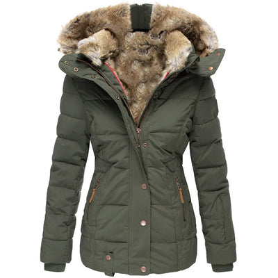 Maison Léa™ | Manteau d'hiver chaud avec doublure en fourrure