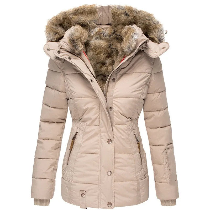 Maison Léa™ | Manteau d'hiver chaud avec doublure en fourrure