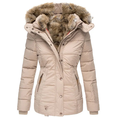 Maison Léa™ | Manteau d'hiver chaud avec doublure en fourrure