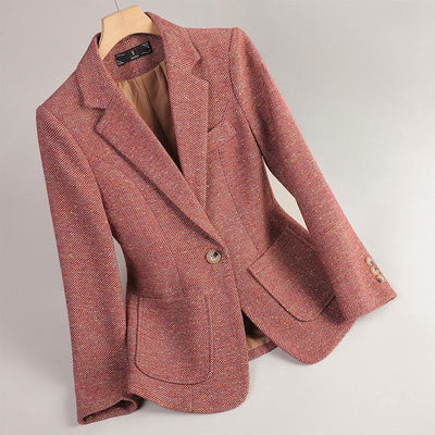 Abrienne Wool Blend Blazer