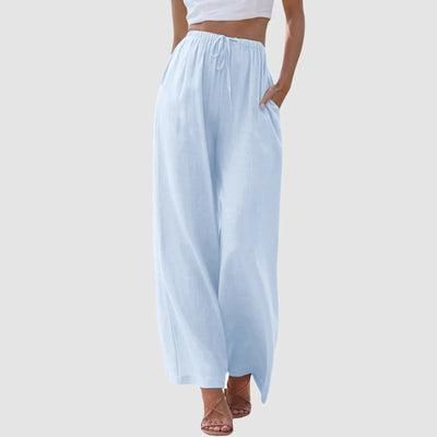 Maison Léa™ | Pantalon taille haute à jambes larges