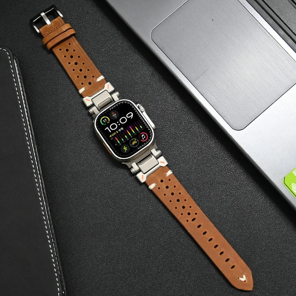 Jacek Leather Apple Watch Band