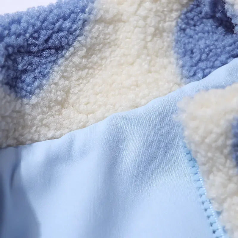 Izabela | Oboustranná bunda se srdíčky