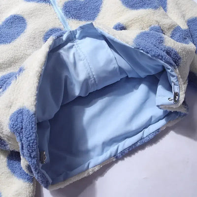 Izabela | Oboustranná bunda se srdíčky