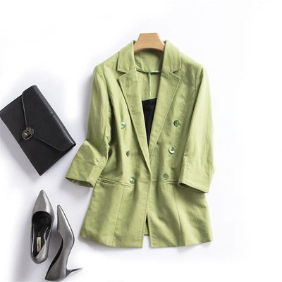 Sienna Ruched Sleeve Blazer