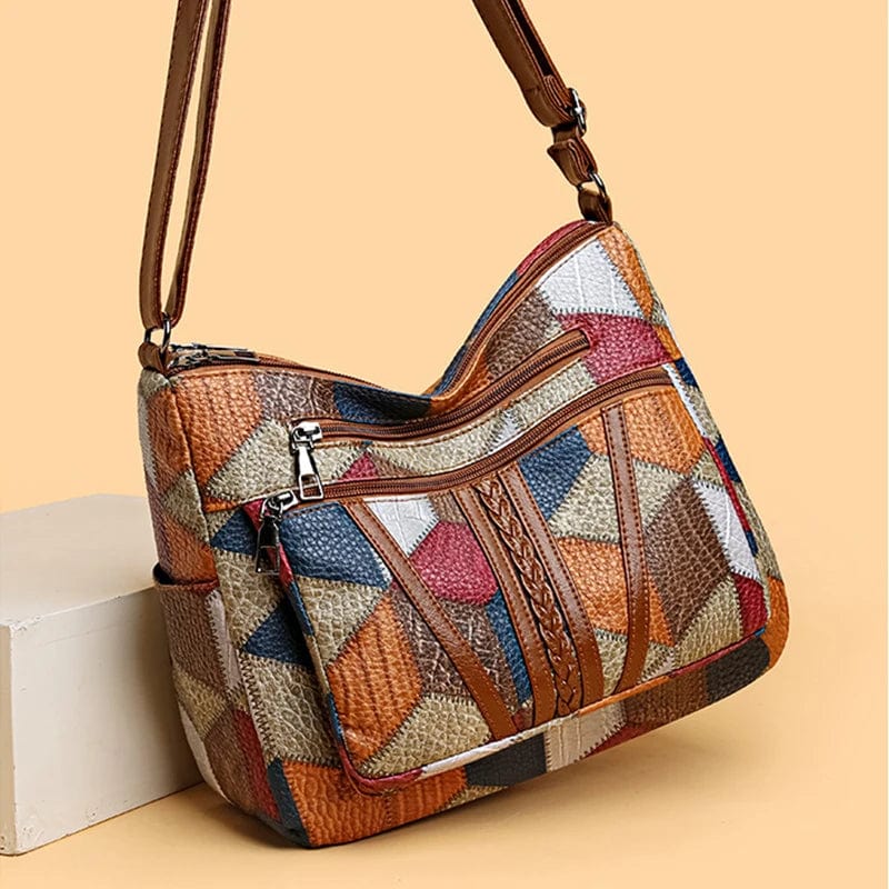 Florence™ | Sac à main en cuir mosaïque