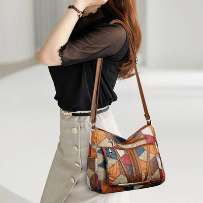 Florence™ | Sac à main en cuir mosaïque