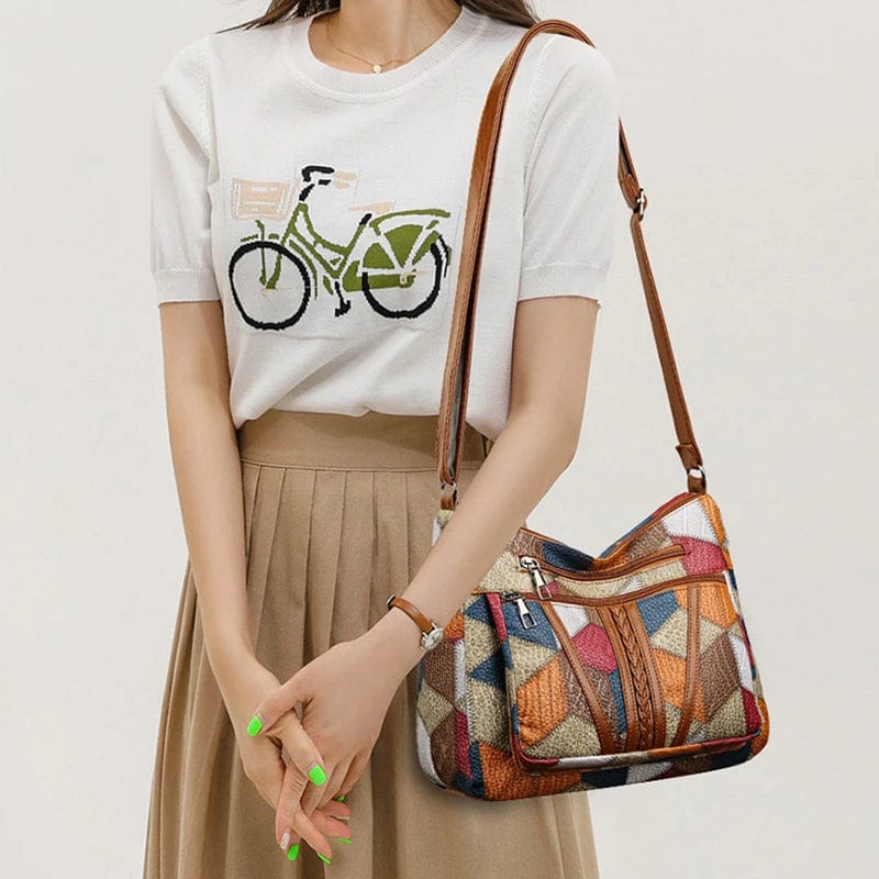 Florence™ | Sac à main en cuir mosaïque