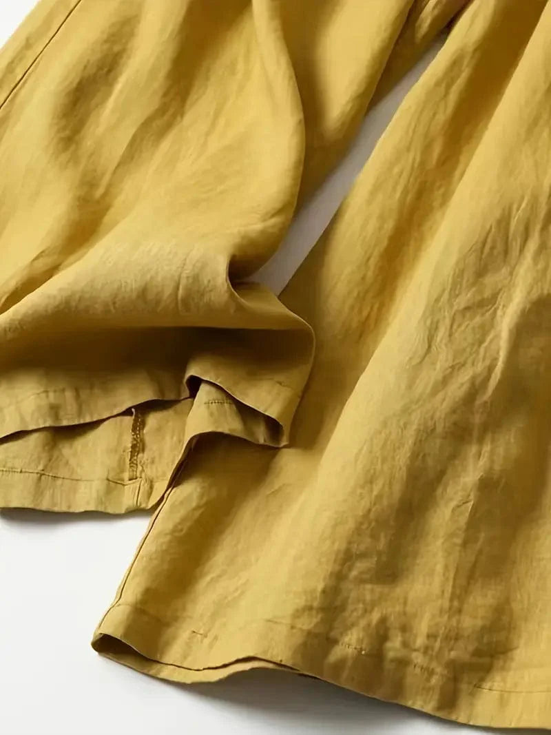 Pantalon large décontracté