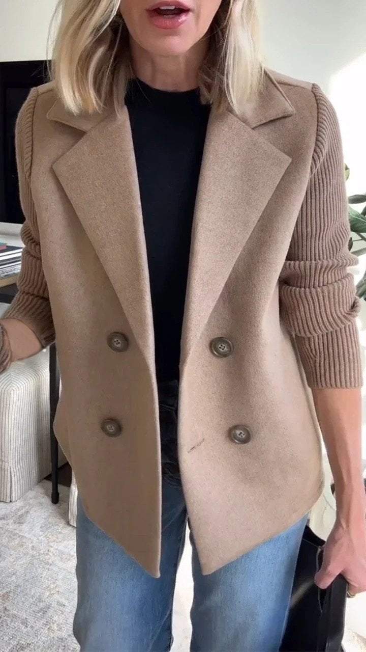 Claire™ | Veste élégante avec manches en maille