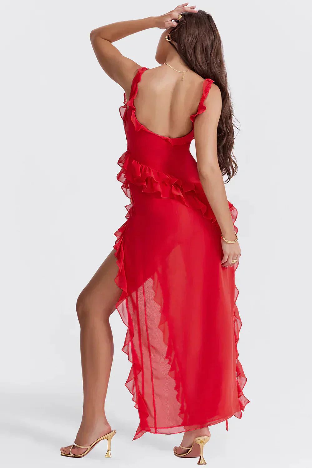Maison Léa™ | Robe élégante avec jambes ouvertes