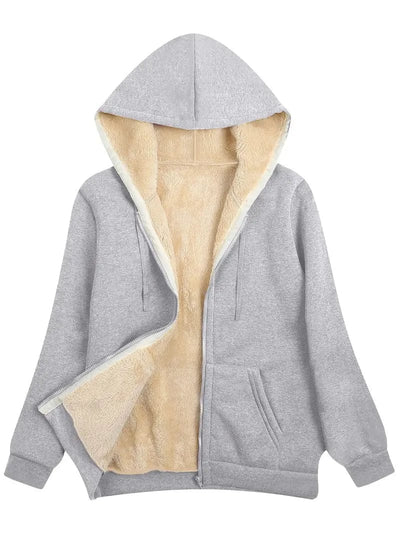 Veste douillette avec capuche