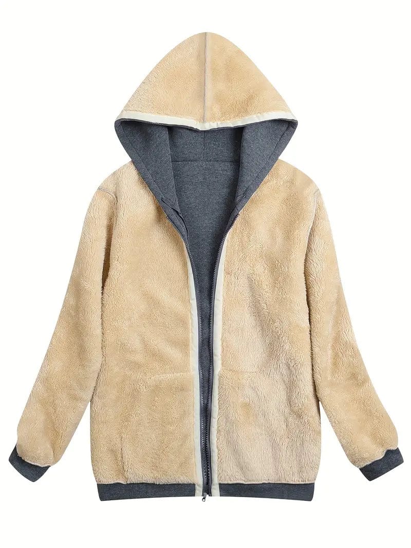 Veste douillette avec capuche