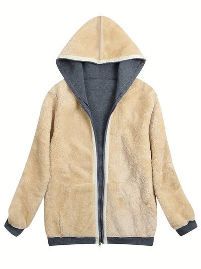 Veste douillette avec capuche