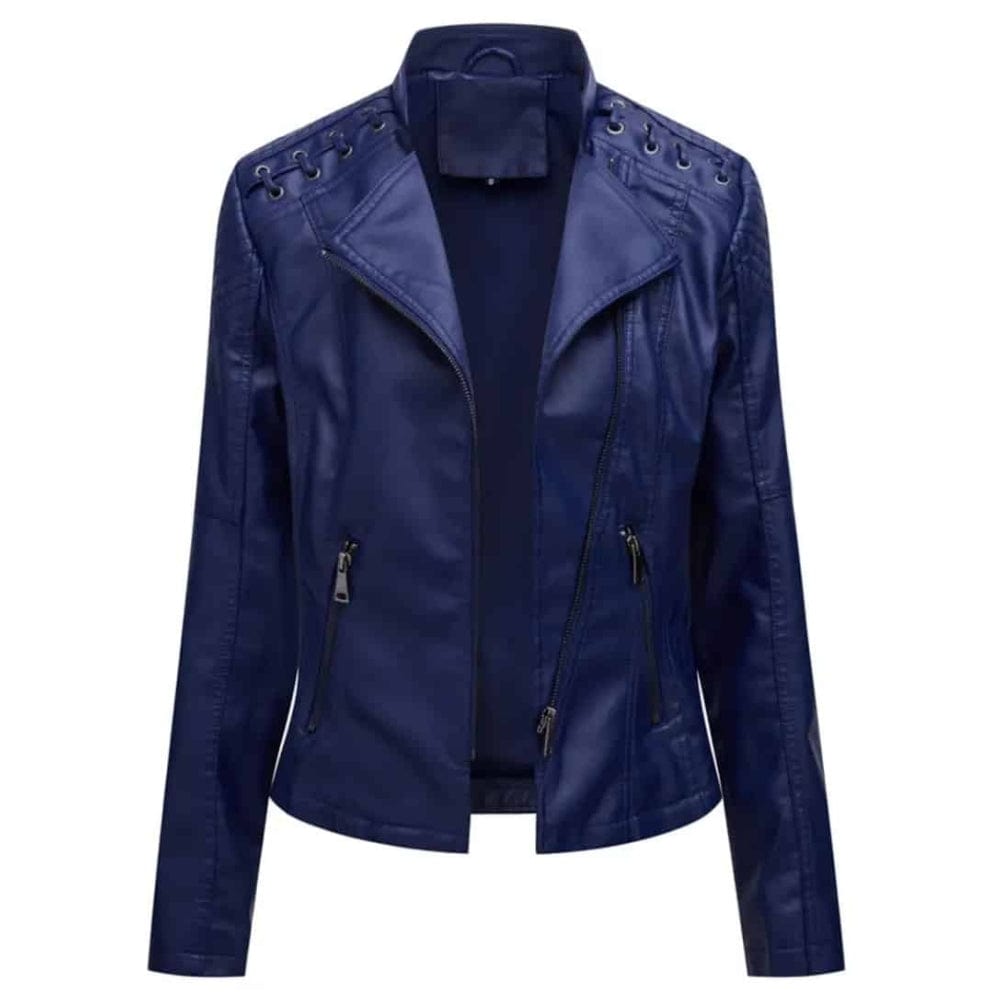Veste en cuir élégante