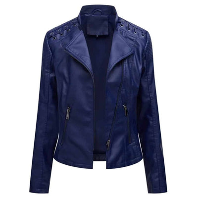 Veste en cuir élégante