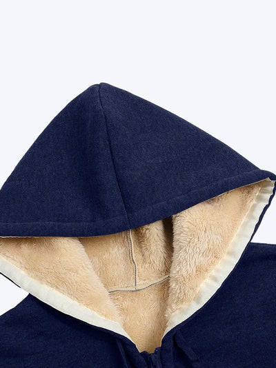 Veste douillette avec capuche
