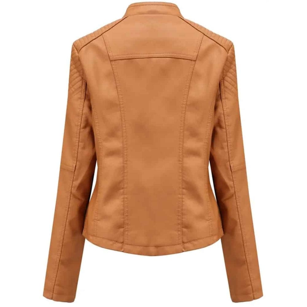 Veste en cuir élégante
