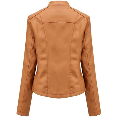 Veste en cuir élégante