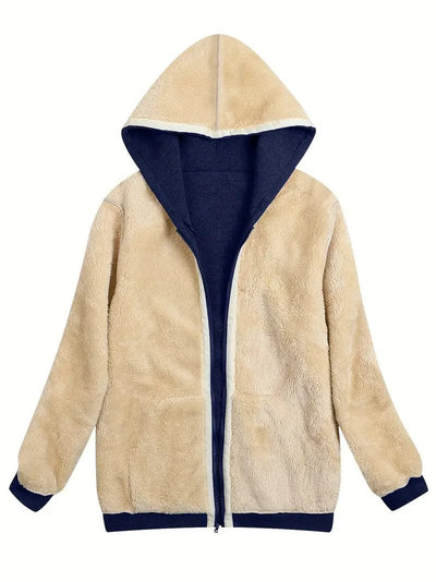 Veste douillette avec capuche